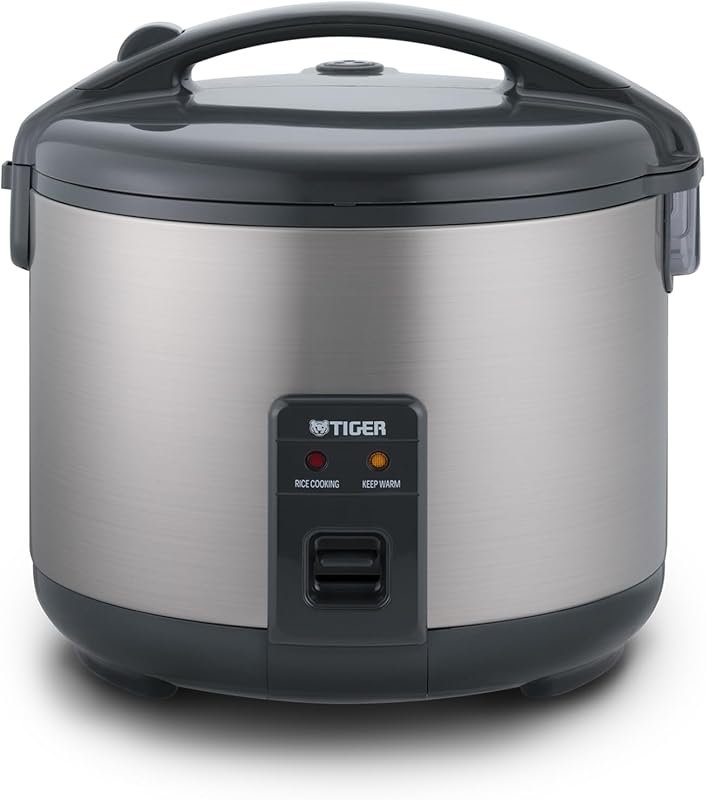 Tiger JNP-S55U-US 3-Cup Rice Cooker with Urban Satin Finish & Non-Stic