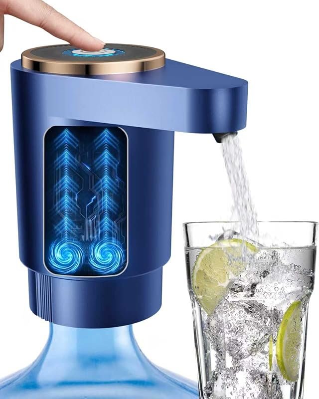 Portable USB-C Electric Water Jug Pump for 2–5 Gallon Bottles – Fast F
