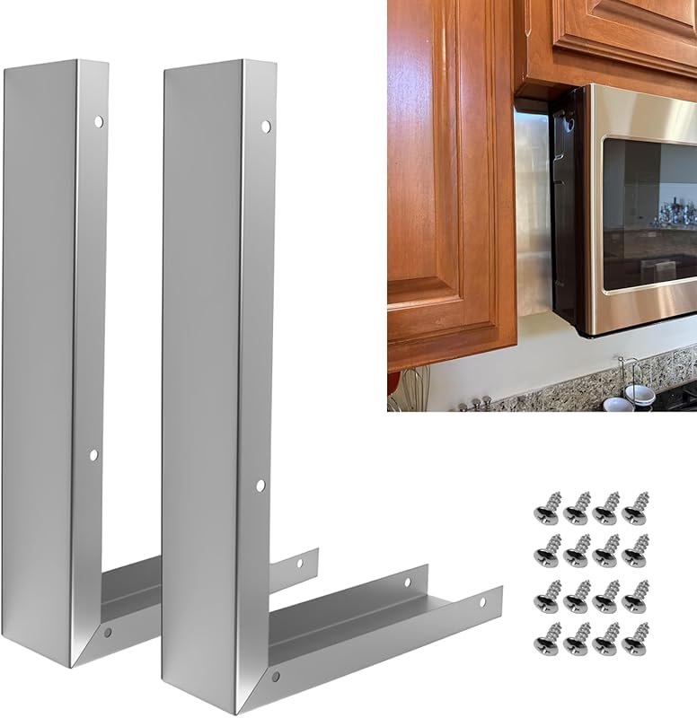 Built-in Microwave Side Panel Filler Kit for Panasonic, Whirlpool, GE,