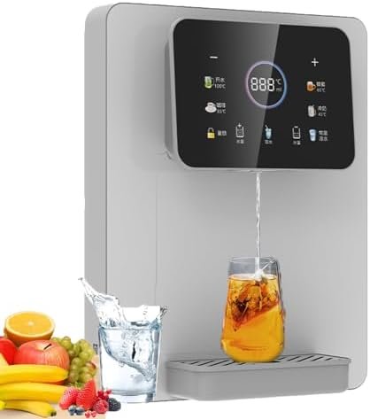 Smart Wall-Mounted Water Dispenser with Hot & Cold, Touchscreen & Chil