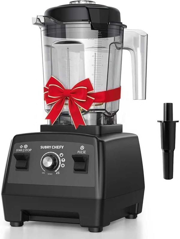 Countertop Blender Pro: 2000W High-Speed Motor, 25 Speeds & 68oz Jar f
