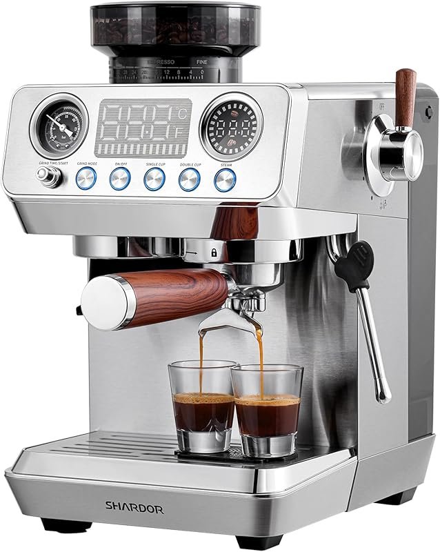 AIRMSEN Grind & Brew Coffee Maker with Built-in Grinder (2026 Model), 
