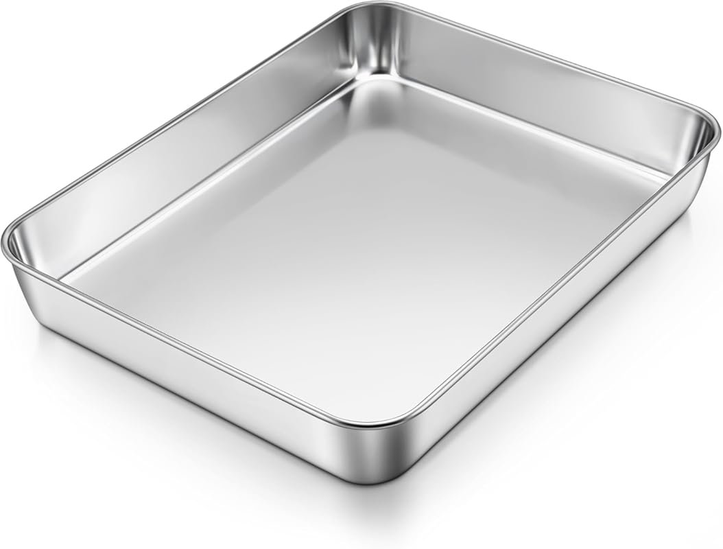 E-far Rectangular Lasagna Pan – Heavy Duty, Rust-Resistant & Dishwashe