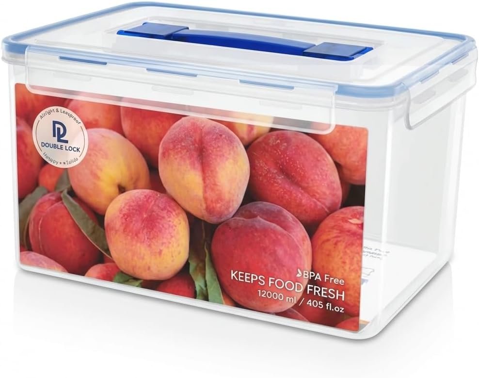 Tribello Extra Large Airtight Food Storage Container with Handle (400 