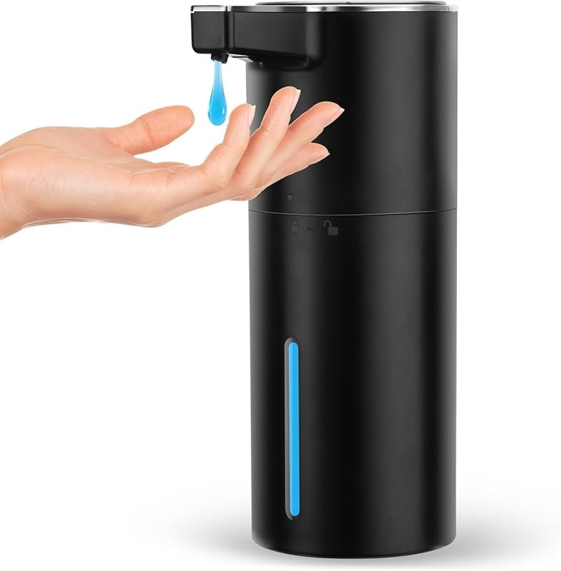 Automatic Soap Dispenser – 400ml Touchless, USB Rechargeable, 4-Level 