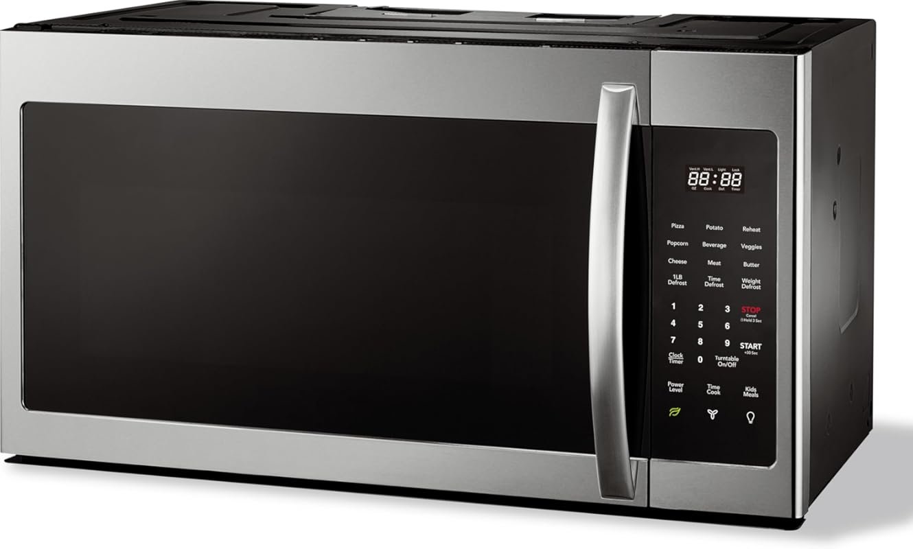 MAGNAVOX 1000W Over-the-Range Microwave with 300 CFM Vent, LED Display