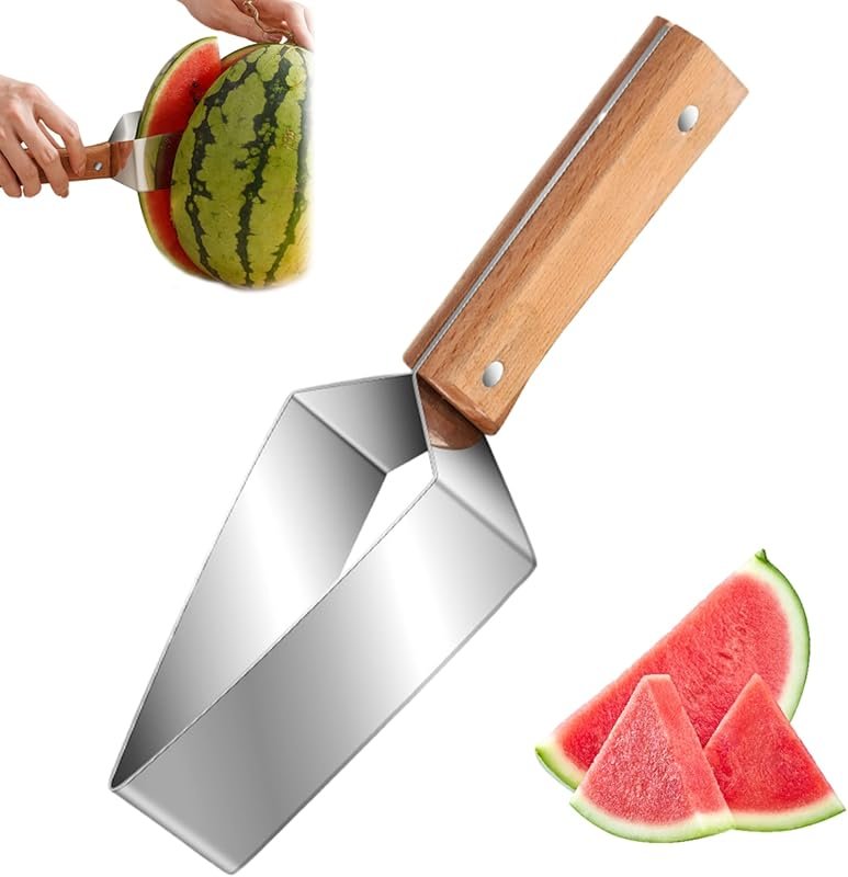 Watermelon Cutter Rectangular Stainless Steel Watermelon Slicer with W