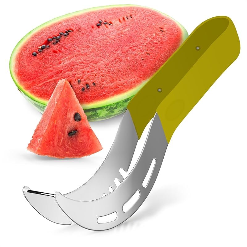 Watermelon Cutter Slicer Tool - Stainless Steel Watermelon Slicer Cutt
