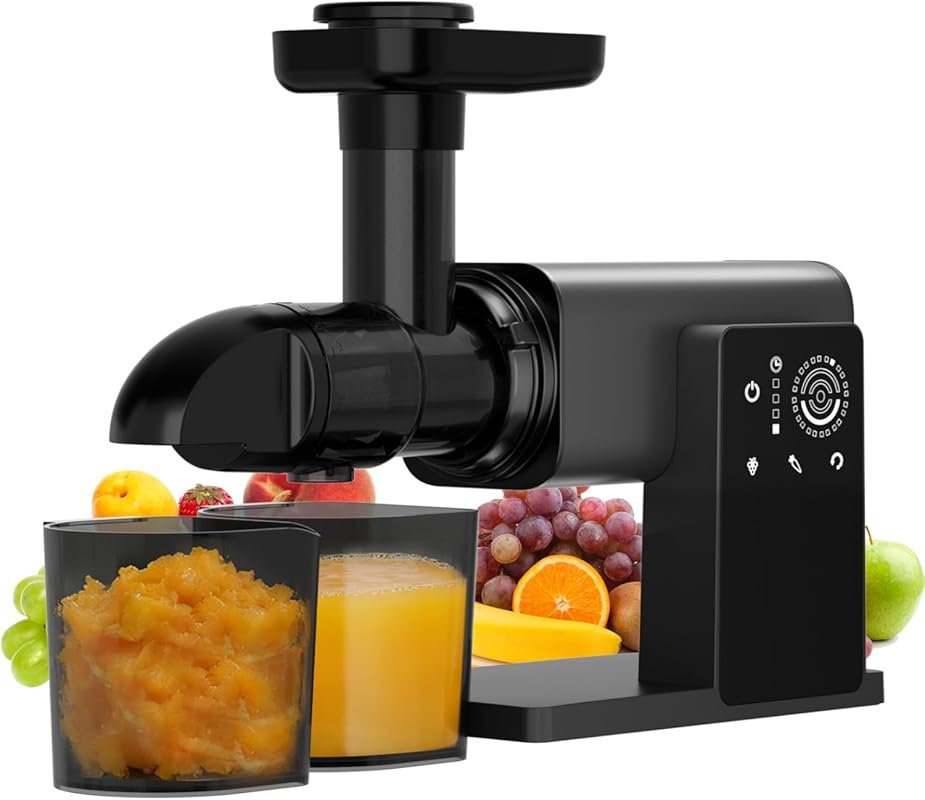 Cold Press Juicer with LED Smart Touch Screen, Professional Extractor