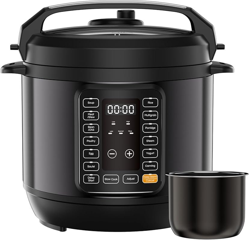 DUMOS 6QT 16-in-1 Electric Pressure Cooker with 12 Presets, Delay Star