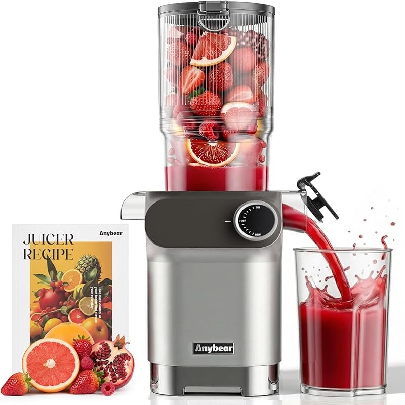 Anybear Cold Press Juicer with 4.3