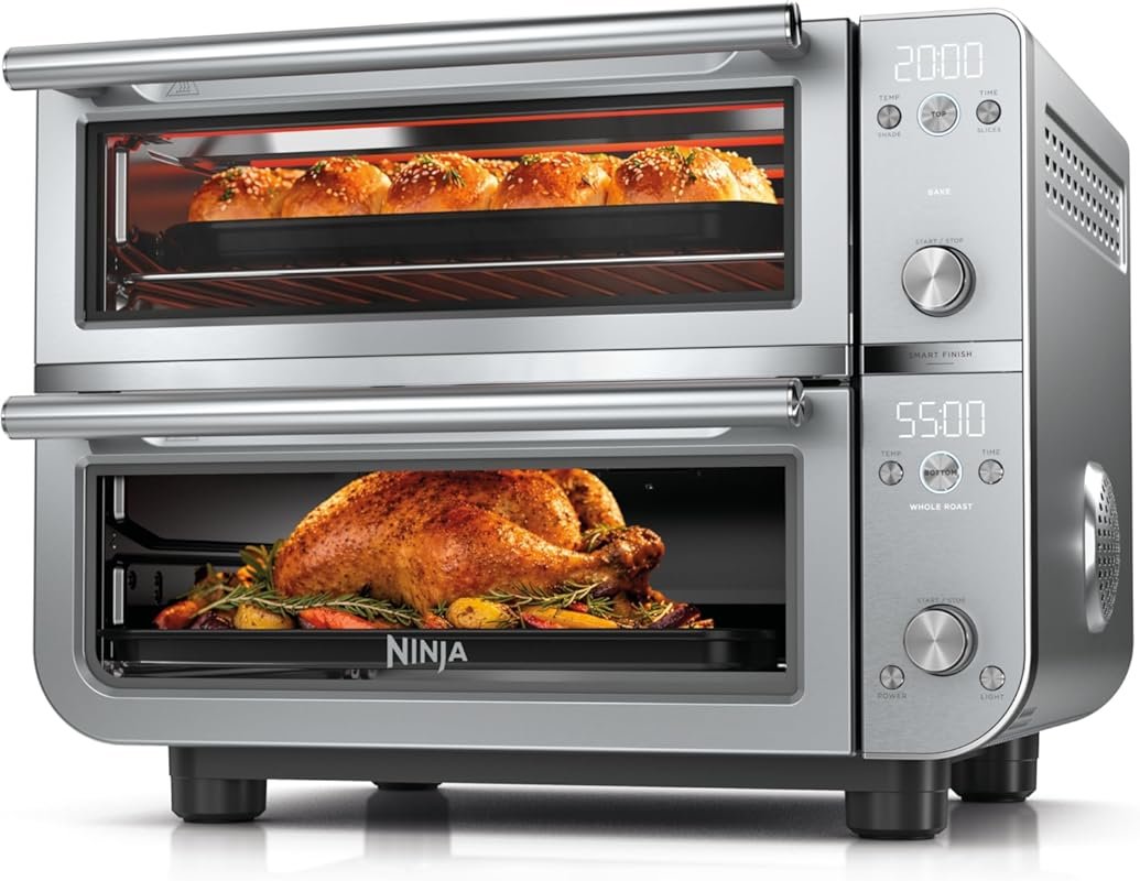 Ninja Double Oven Pro Smart XL Countertop Oven & Air Fryer, 12-in-1 Ve
