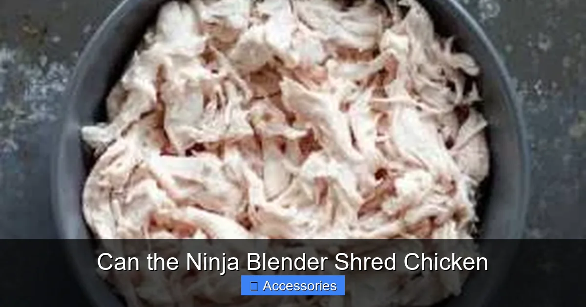 Can the Ninja Blender Shred Chicken