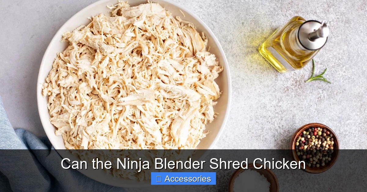 Can the Ninja Blender Shred Chicken