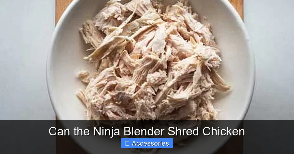 Can the Ninja Blender Shred Chicken