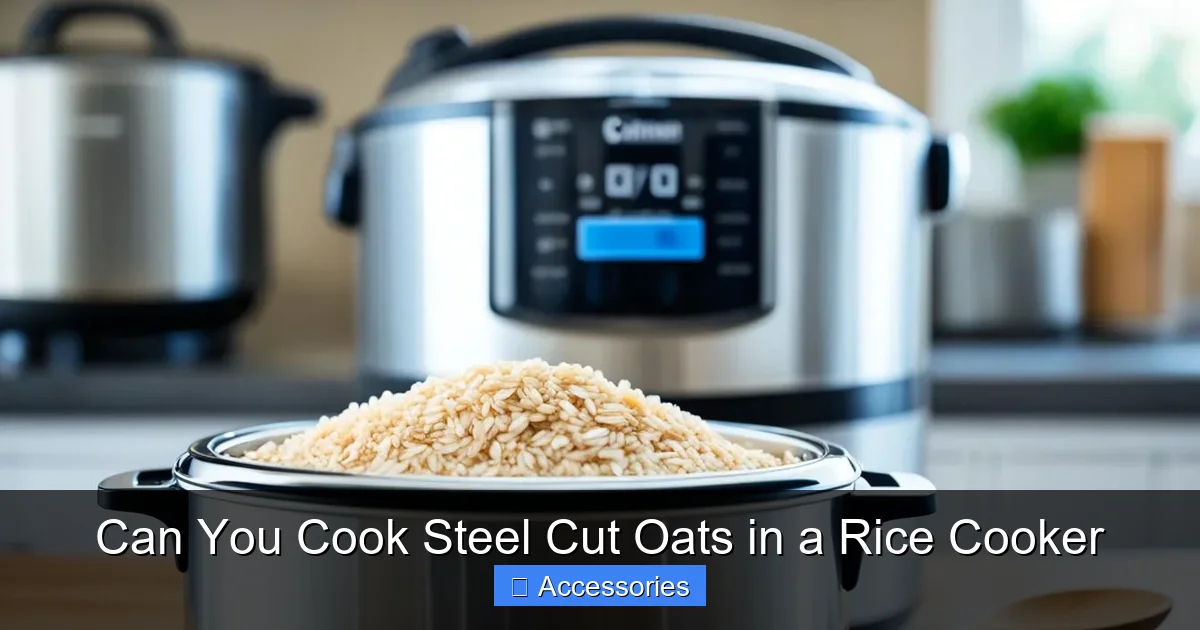 Can You Cook Steel Cut Oats in a Rice Cooker