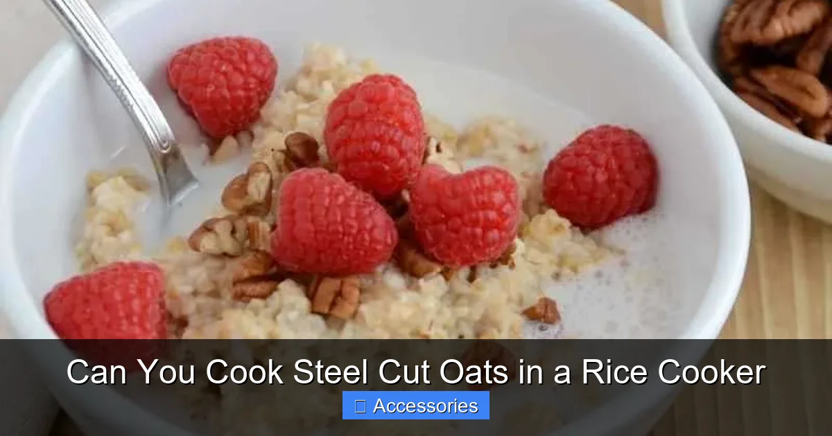 Can You Cook Steel Cut Oats in a Rice Cooker