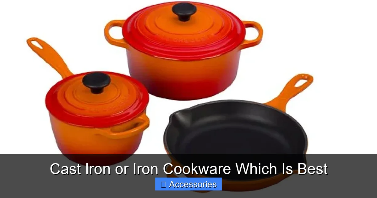 Cast Iron or Iron Cookware Which Is Best