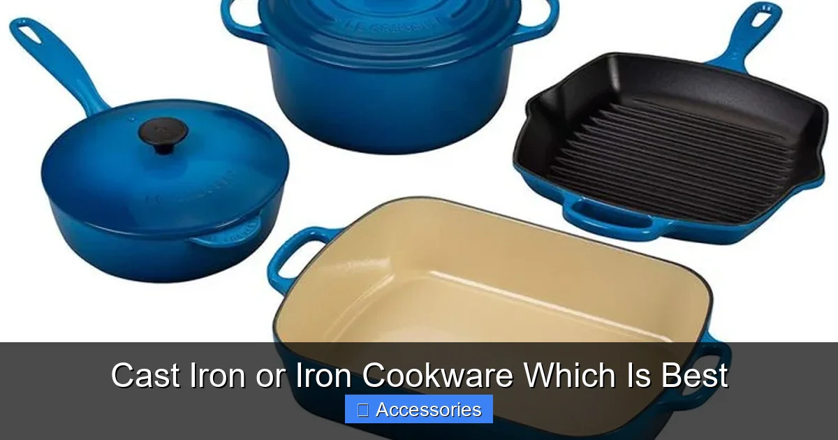 Cast Iron or Iron Cookware Which Is Best