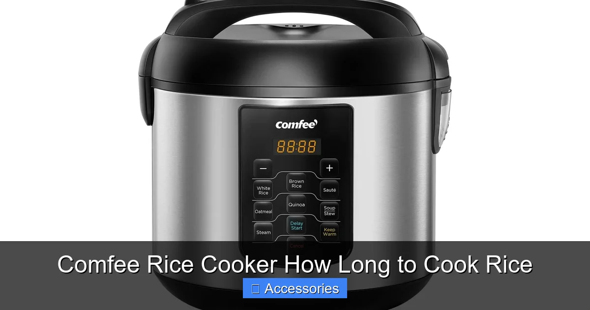 Comfee Rice Cooker How Long to Cook Rice