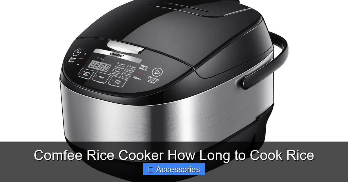Comfee Rice Cooker How Long to Cook Rice