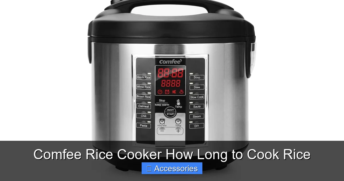 Comfee Rice Cooker How Long to Cook Rice