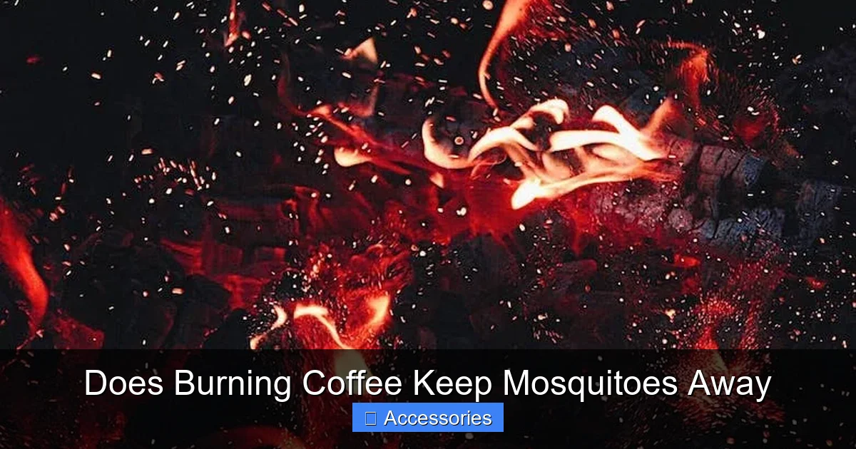 Does Burning Coffee Keep Mosquitoes Away