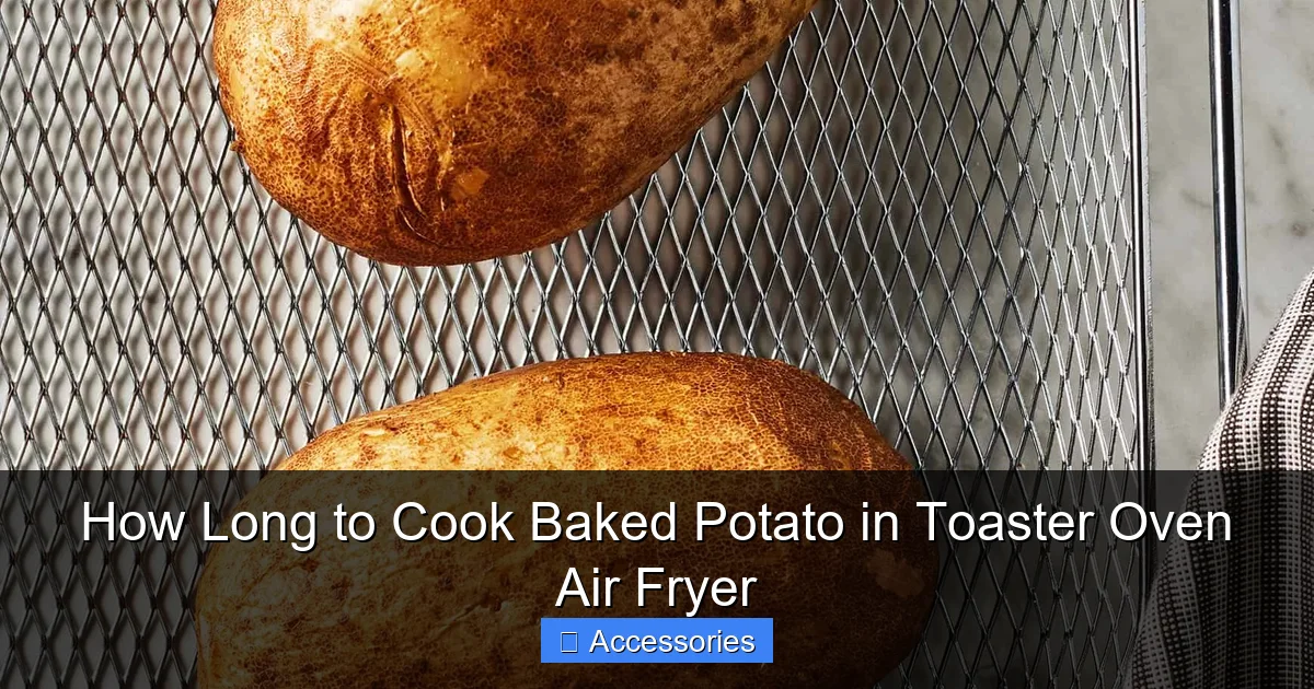 How Long to Cook Baked Potato in Toaster Oven Air Fryer