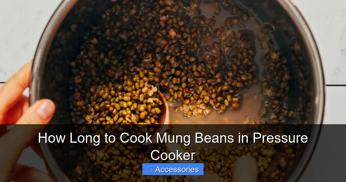 How Long to Cook Mung Beans in Pressure Cooker