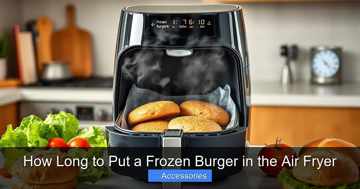 How Long to Put a Frozen Burger in the Air Fryer