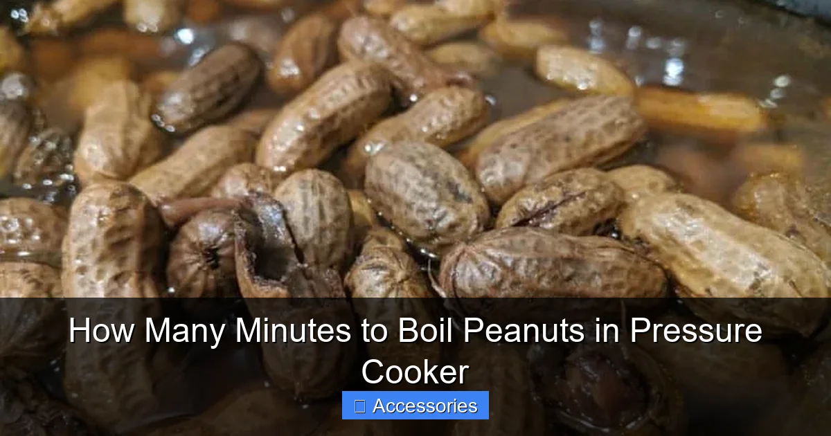How Many Minutes to Boil Peanuts in Pressure Cooker