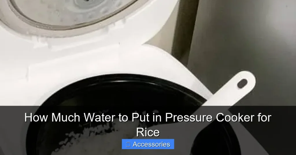 How Much Water to Put in Pressure Cooker for Rice