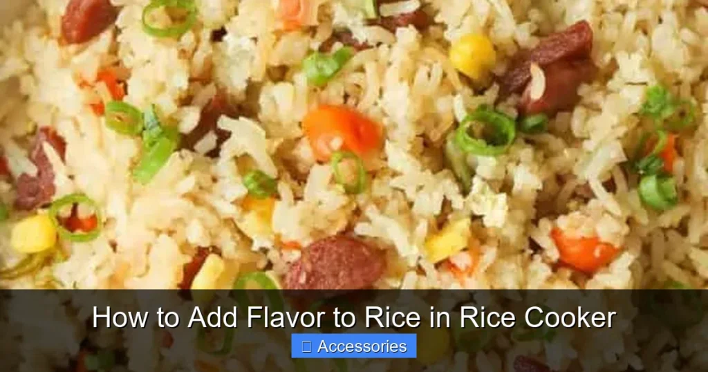 How to Add Flavor to Rice in Rice Cooker