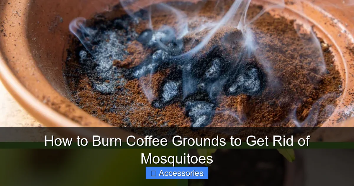 How to Burn Coffee Grounds to Get Rid of Mosquitoes
