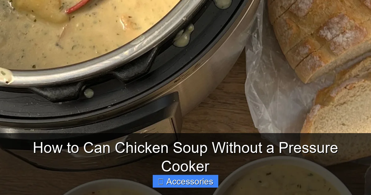 How to Can Chicken Soup Without a Pressure Cooker