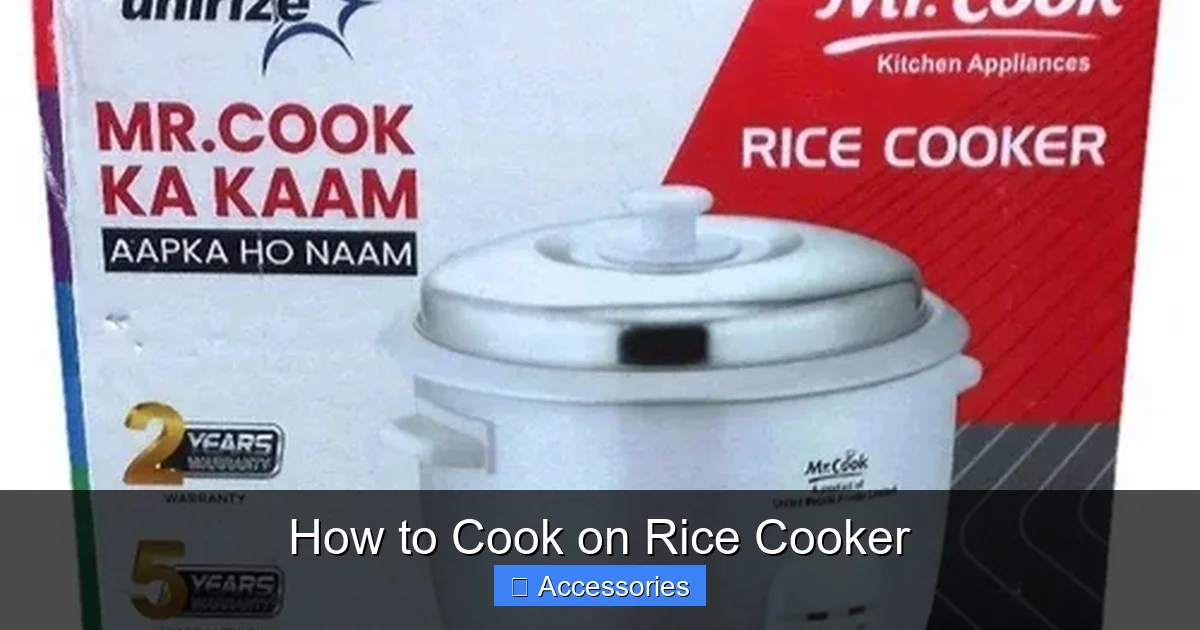 How to Cook on Rice Cooker
