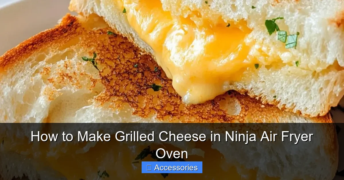How to Make Grilled Cheese in Ninja Air Fryer Oven