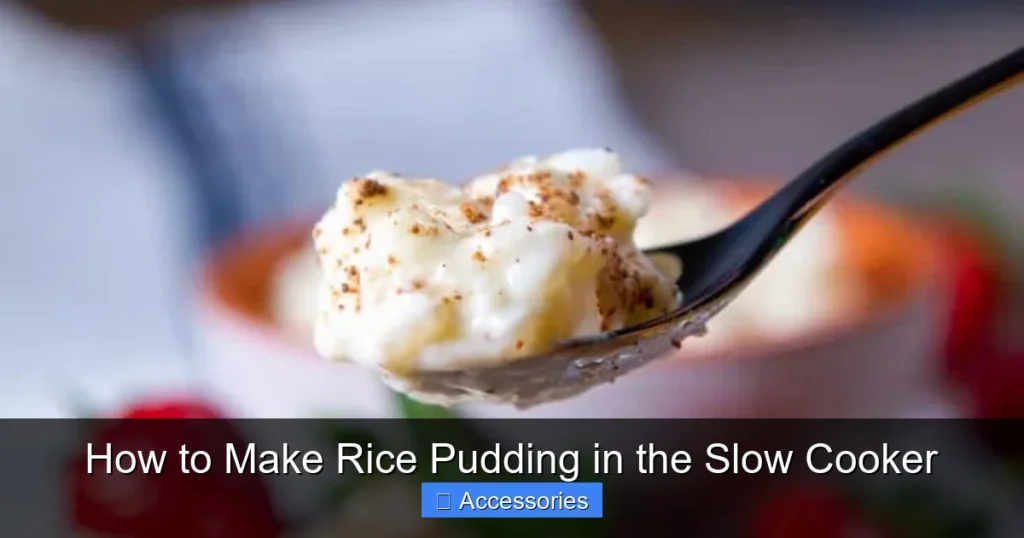 How to Make Rice Pudding in the Slow Cooker