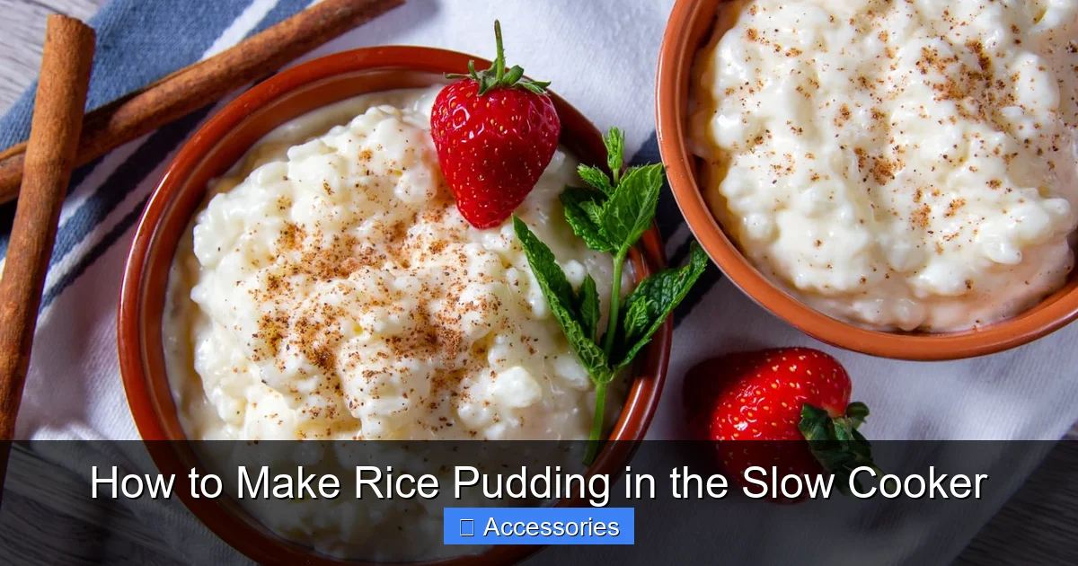 How to Make Rice Pudding in the Slow Cooker