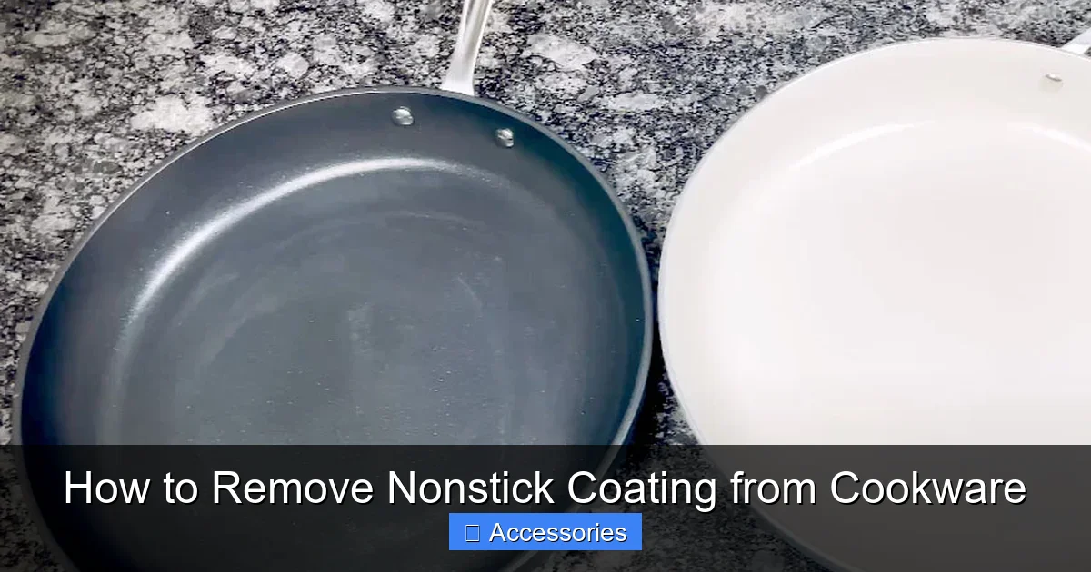 How to Remove Nonstick Coating from Cookware