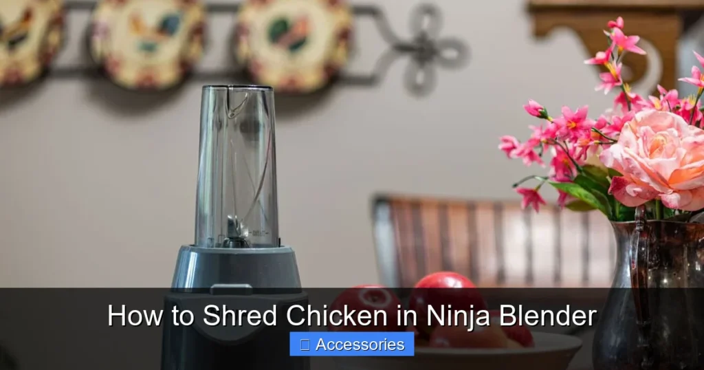 How to Shred Chicken in Ninja Blender