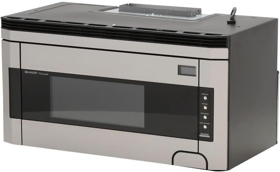 Sharp R1514TY Over‑the‑Range Microwave, 1.5 cu ft Capacity, 1000 W Pow