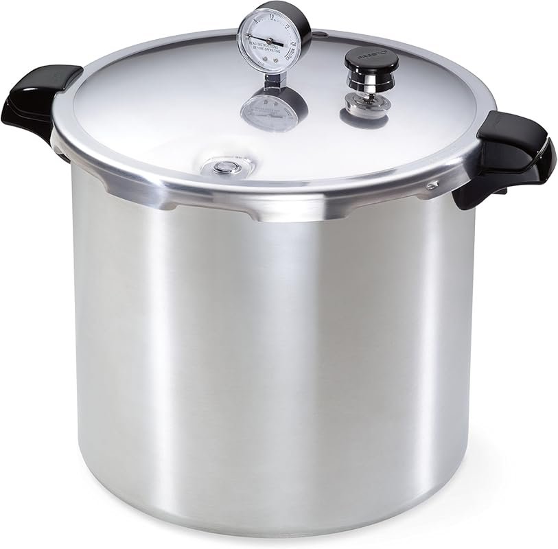 Presto 23-Quartz Pressure Canner and Cooker, Silver