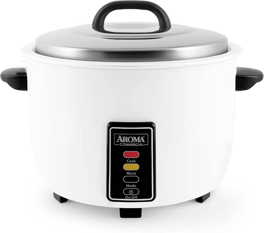 Aroma ARC‑1033E Commercial Rice Cooker, 30‑Cup Uncooked / 60‑Cup Cooke