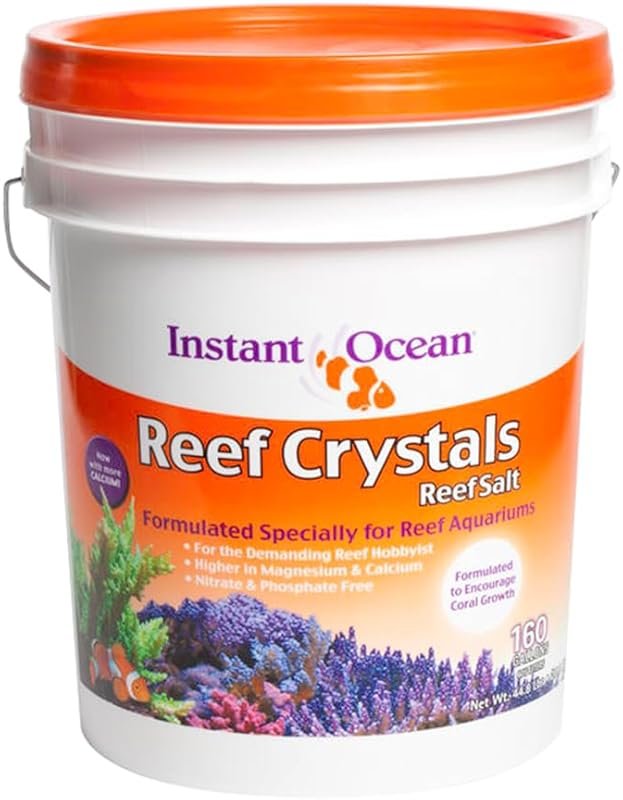 Instant Ocean Reef Crystals Reef Salt for 160 Gallons - Perfect Marine