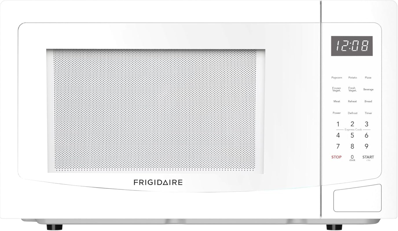 Frigidaire 1.1 Cu. Ft White Microwave with 1000-Watt Heating Power