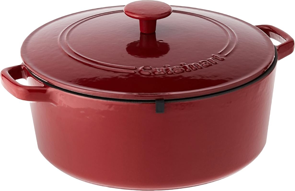 Cuisinart Chef's Classic Enameled Cast Iron 7-Qt Round Casserole, Card