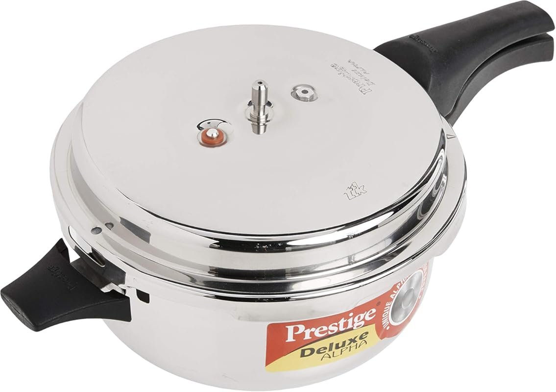 Prestige 5L Deluxe Stainless Steel Deep Pressure Pan