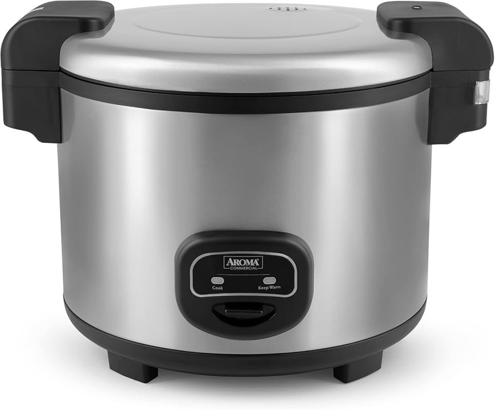 Aroma ARC‑1130S Commercial Rice Cooker, 30‑Cup Uncooked / 60‑Cup Cooke