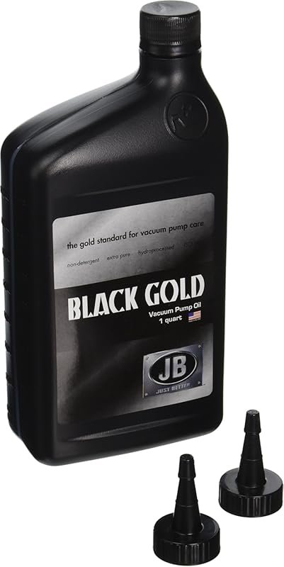 JB Industries Black Gold 1-Quart Vacuum Pump Oil for Reliable Operatio